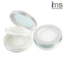 Round Plastic Powder Compact Case